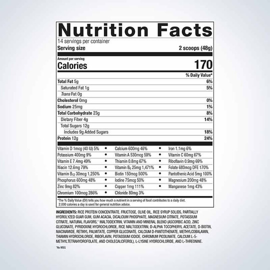 Essential Nutrition Shake, MGS